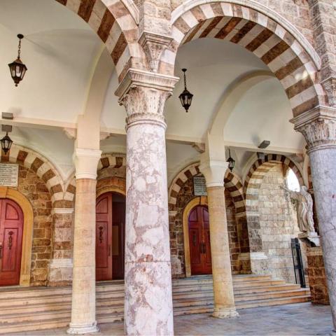 Interior church seating